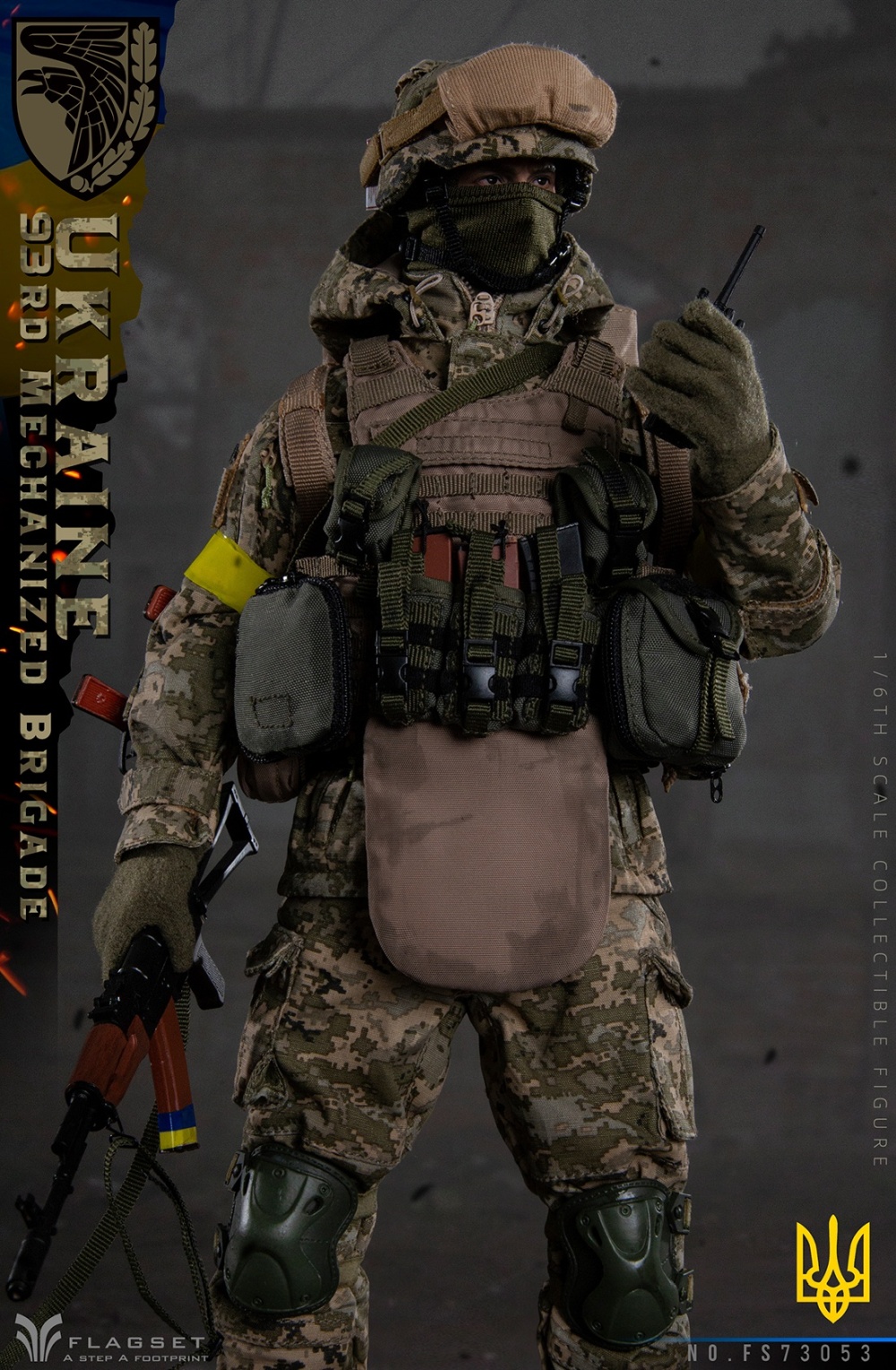 Ukraine Army - 93rd Mechanized Brigade - Anti-Tank Gunner - in 1/6 scale Ukraine Army - 93rd Mechanized Brigade - Anti-Tank Gunner - in 1/6 scale