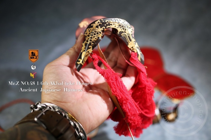 MRZ048H-02 Janpnese Horse Harness Red