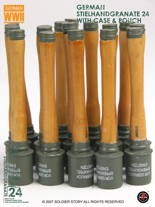 SSt-M24-25 Stielhandgranate 24 mit Packkasten