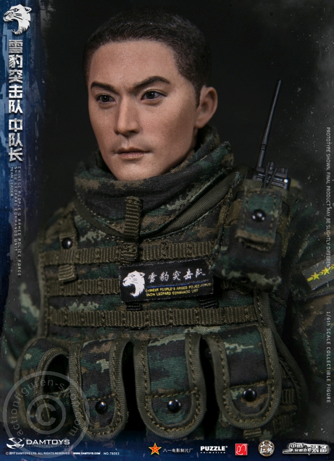 DA78053-17 China People Armed Police Force - Snow Leopard Commando Leader