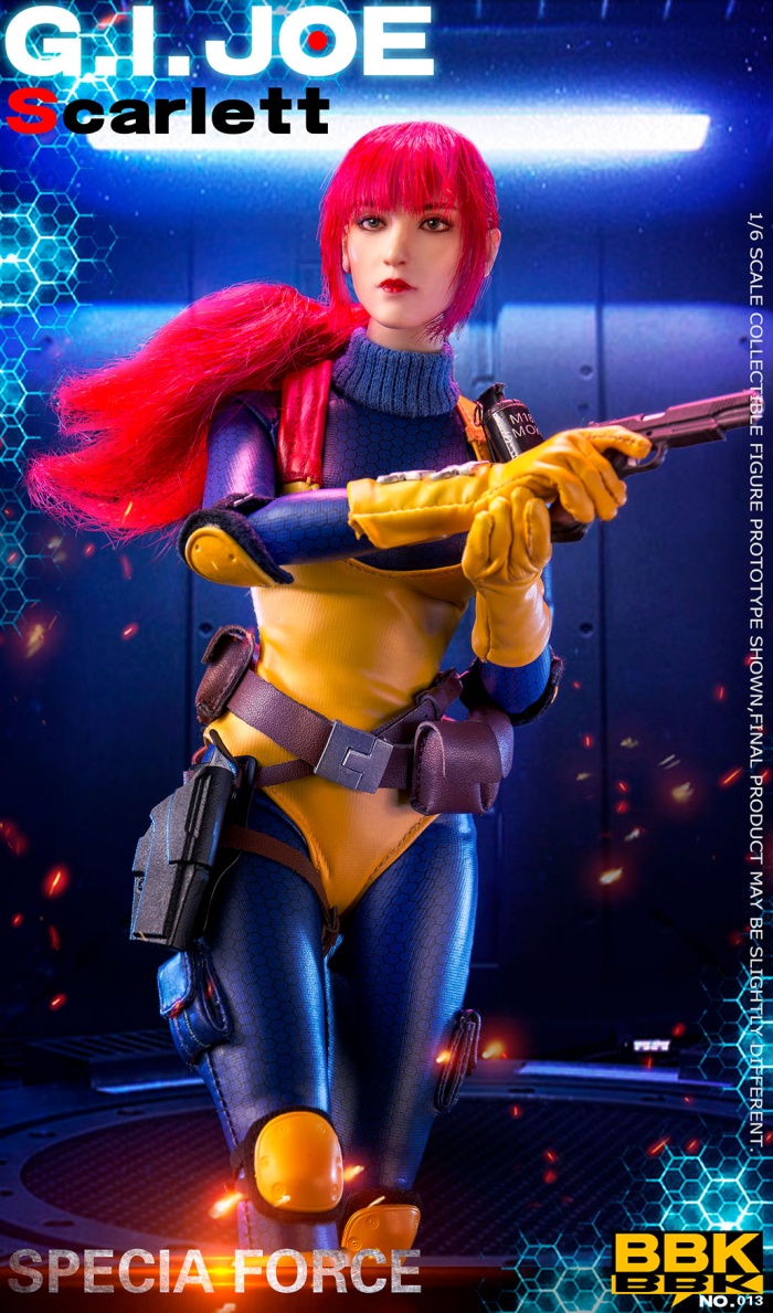 BBK013-10 Scarlett - GI-Joe Red Head Mannequin