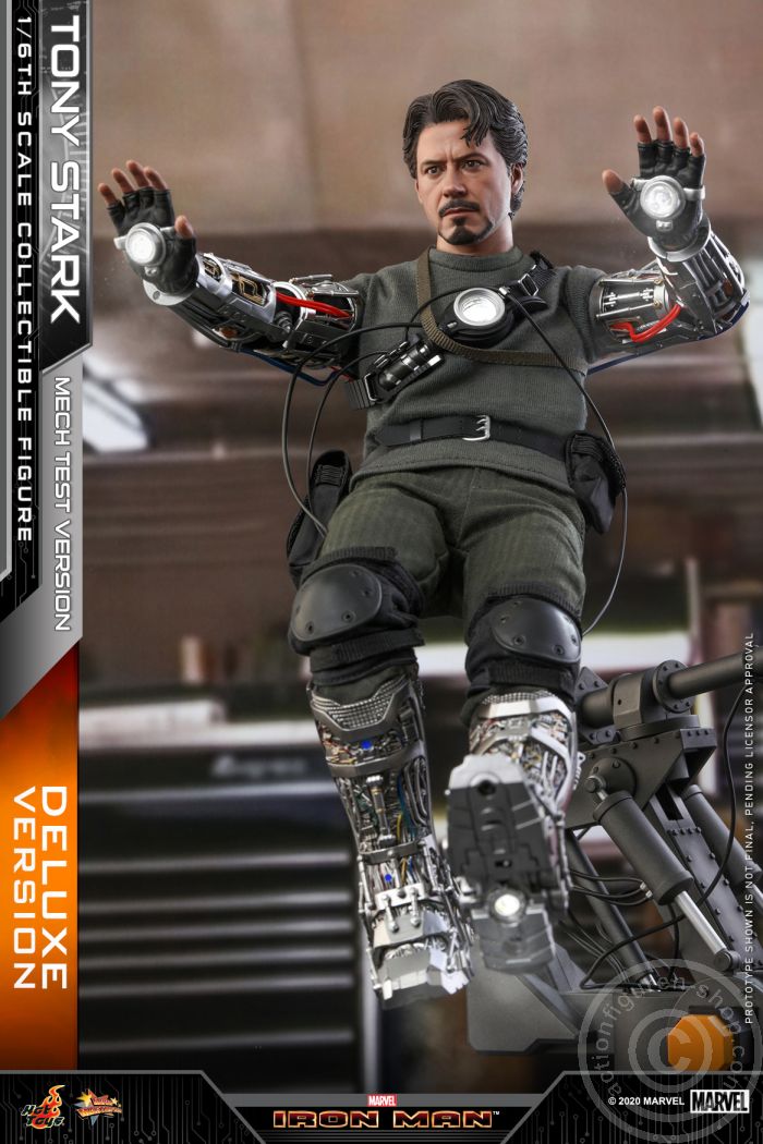 Iron Man - Tony Stark (Mech Test Version) - Deluxe Version - MMS582
