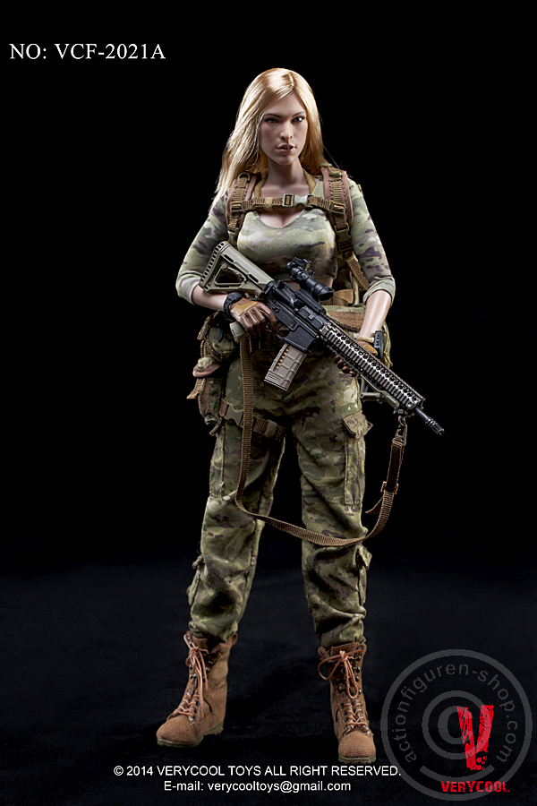 Female Shooter - CP Camouflage