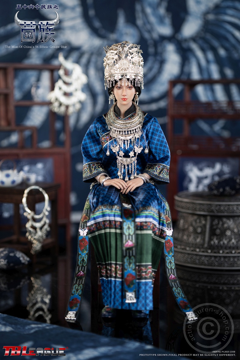The Miao of China's 56 Ethnic Groups-Blue - in 1/6 Scale