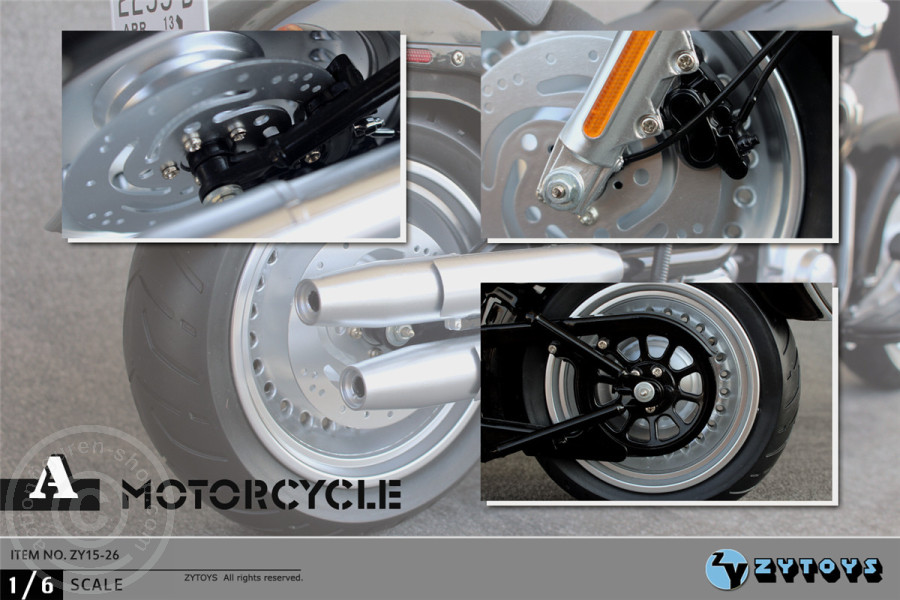 ZY1526-09 Motorcycle - Fatboy in 1:6 scale