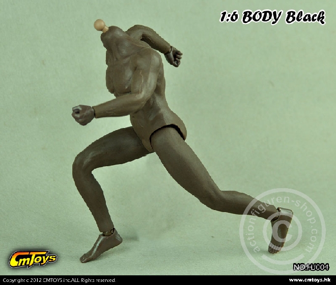 Muskel Body w/ Head - Black