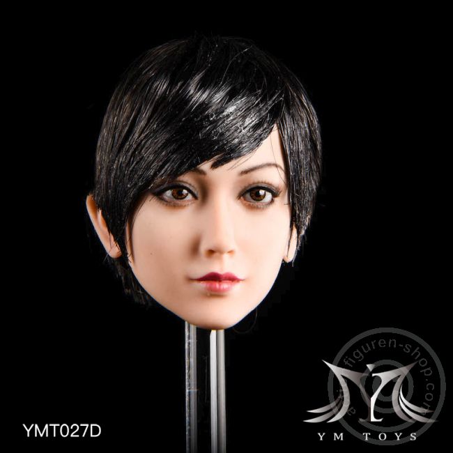 Kopf - short black Hair