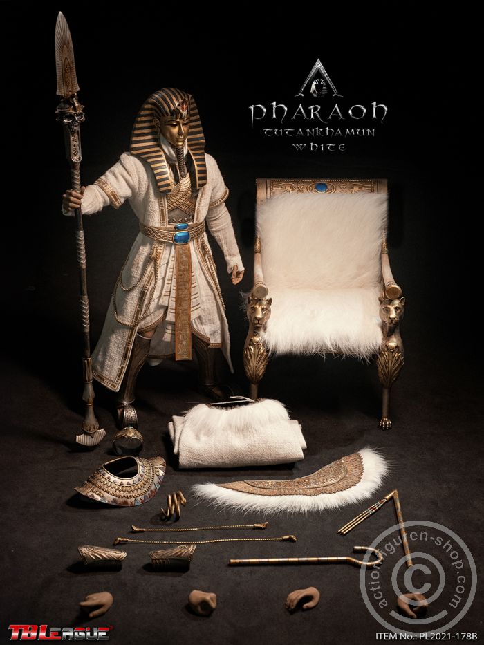 Pharaoh Tutankhamun - White