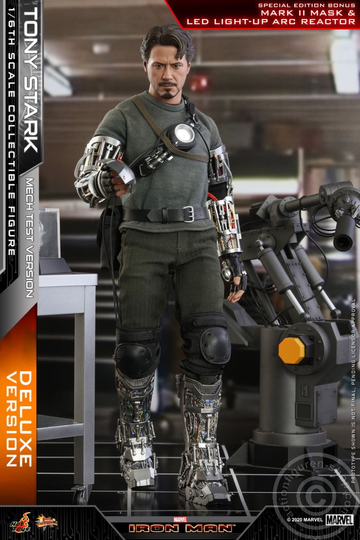 Iron Man - Tony Stark (Mech Test Version) - Deluxe Version - MMS582