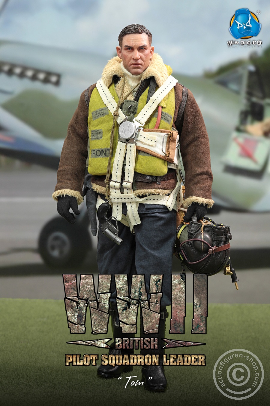Tom - WWII British Pilot Squadron Leader - in 1/6 scale