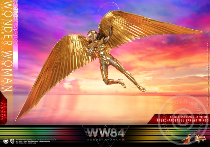 605412-14 Wonder Woman 1984 - Golden Armor Wonder Woman (Deluxe Version) - MMS578