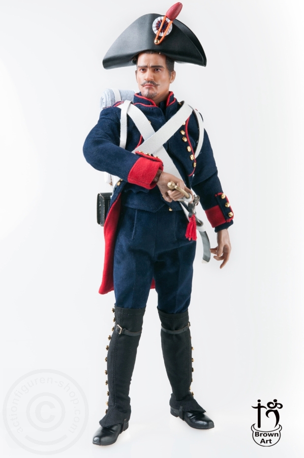 BA003D-105aIwnejel2NRE Napoleonic - French Field Artillery Gunner - DeLuxe Version