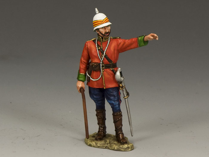 Standing Ludhiana Sikhs Regiment British Officer