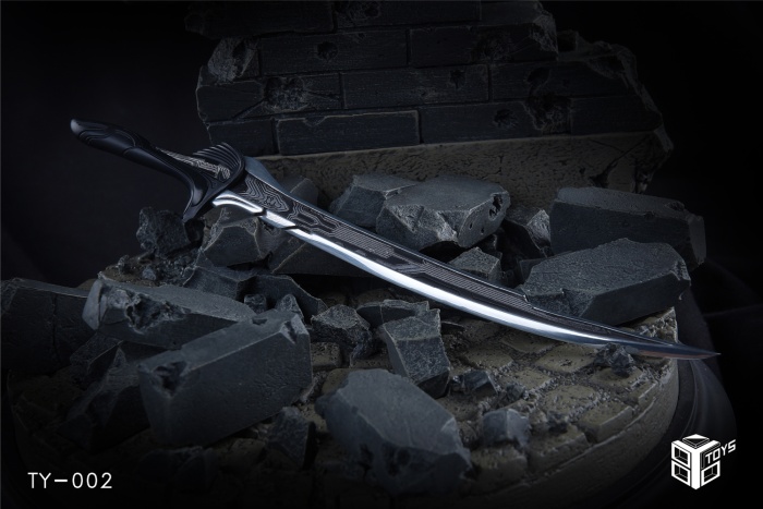 Alita Battle Angel - Alloy Damascus Steel Knife