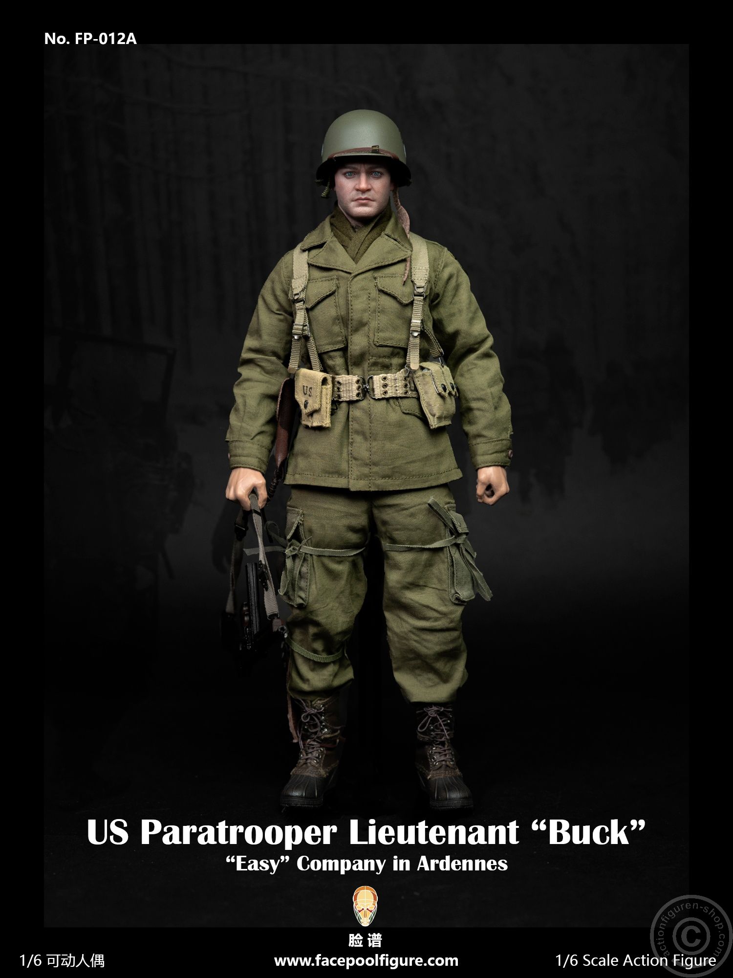 WWII U.S. Paratrooper - Lieutenant Buck - Easy Company - Winter Uniform WWII U.S. Paratrooper - Lieutenant Buck - Easy Company - Winter Uniform