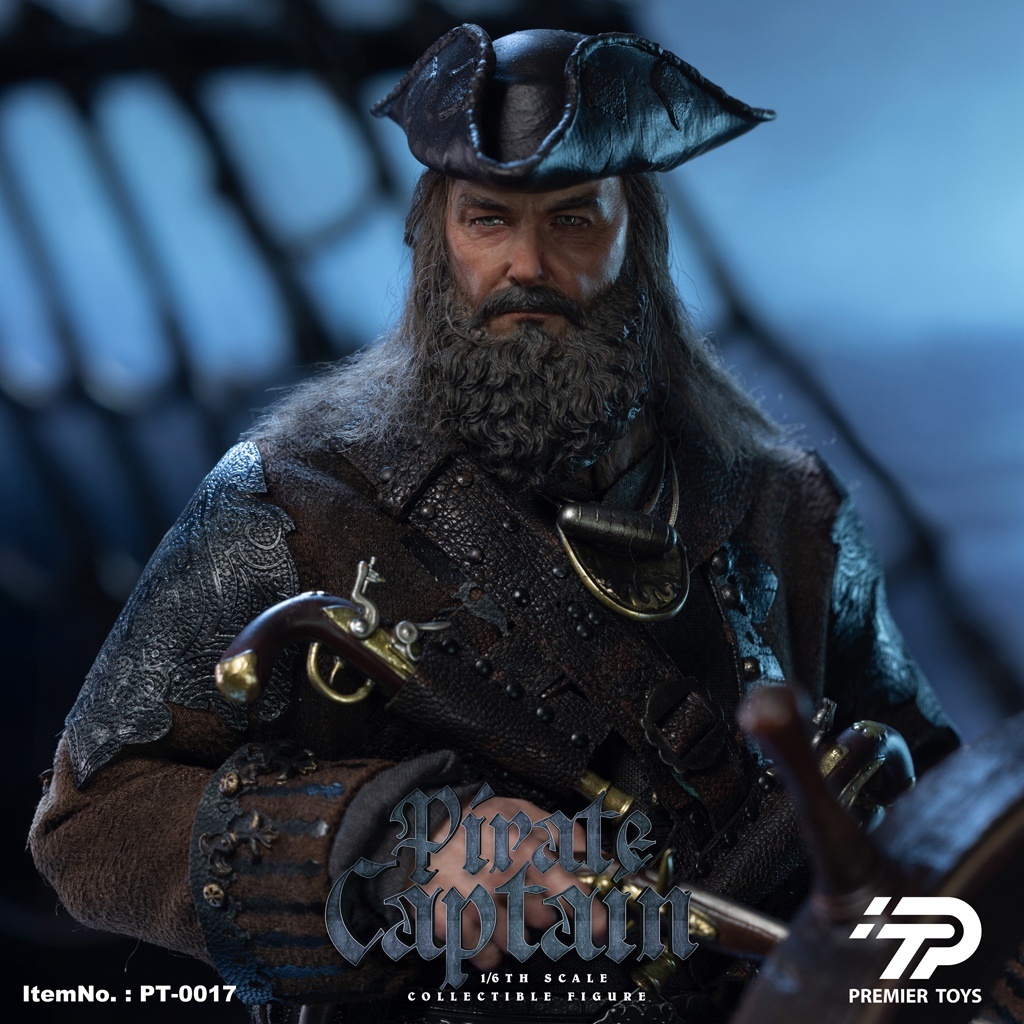 Pirate Captain - Blackbeard - Edward Teach-  in 1/6 scale