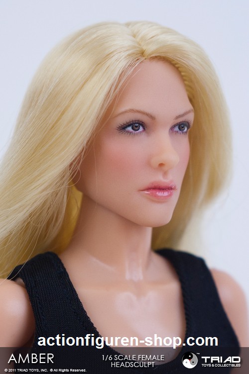 Amber - Blond Hair w/ Brown Eyes