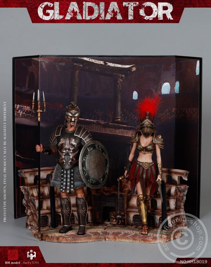 HH18019-06 Gladiator (Deluxe Edition) + Female Gladiator (red version)