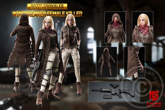 STM-S002-02 Windbreaker Female Killer Of Battle Royale
