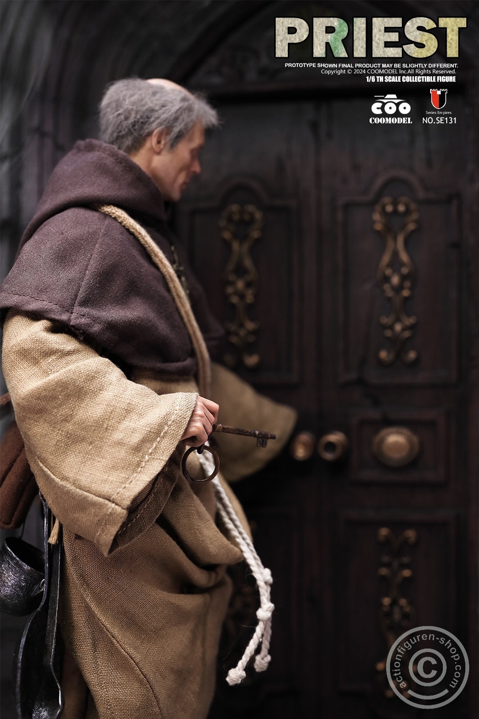 Medieval Priest - Series of Empire - in 1/6 scale