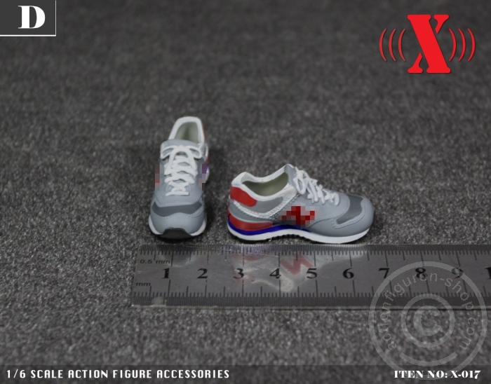 Female Sneaker - red/grey
