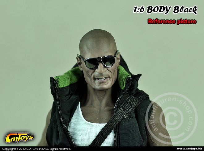 Muskel Body w/ Head - Black