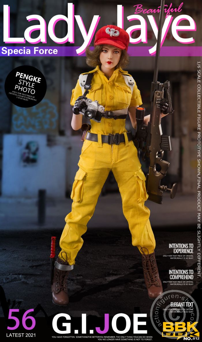 BBK012-02 Lady Jaye - GI-JOE Female Soldier Model