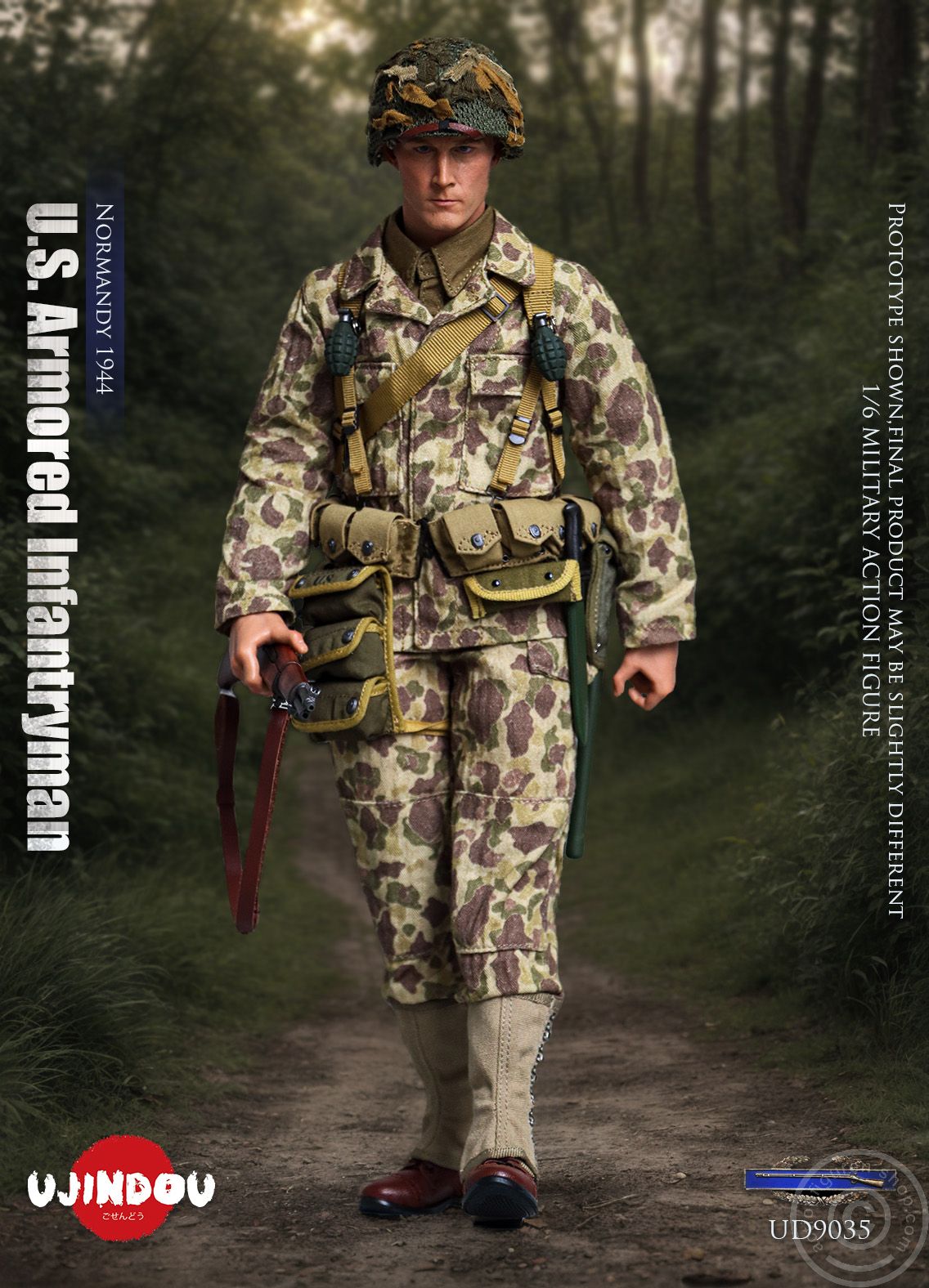 WWII U.S. 2nd Armored Division - Infantryman - Normandy 1944 WWII U.S. 2nd Armored Division - Infantryman - Normandy 1944
