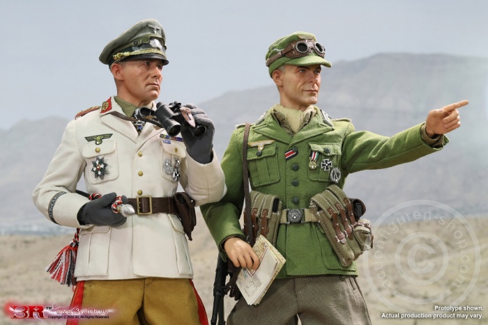Erwin Rommel - The Desert Fox - Field Marshal of DAK - damaged Box Erwin Rommel - The Desert Fox - Field Marshal of DAK - damaged Box
