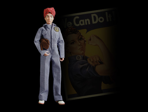 Rosie the Riveter - WW-II Arbeiterin