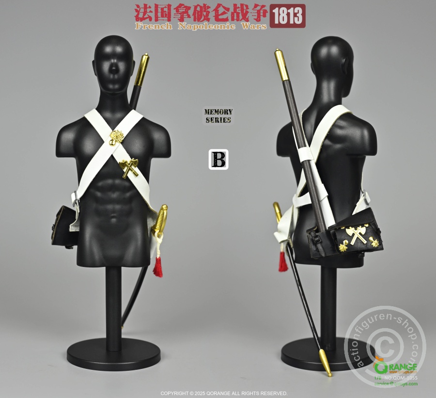 Napoleonic Wars - France 1813 Accessory Set - Set B - in 1/6 scale Kopie