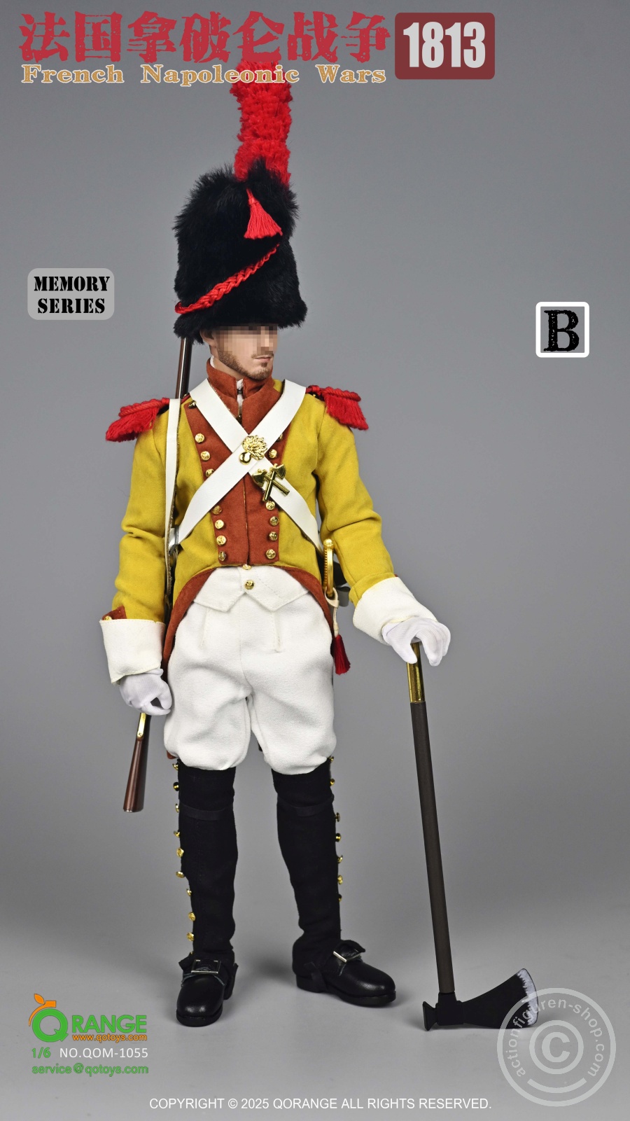 Napoleonic Wars - France 1813 Accessory Set - Set B - in 1/6 scale Kopie