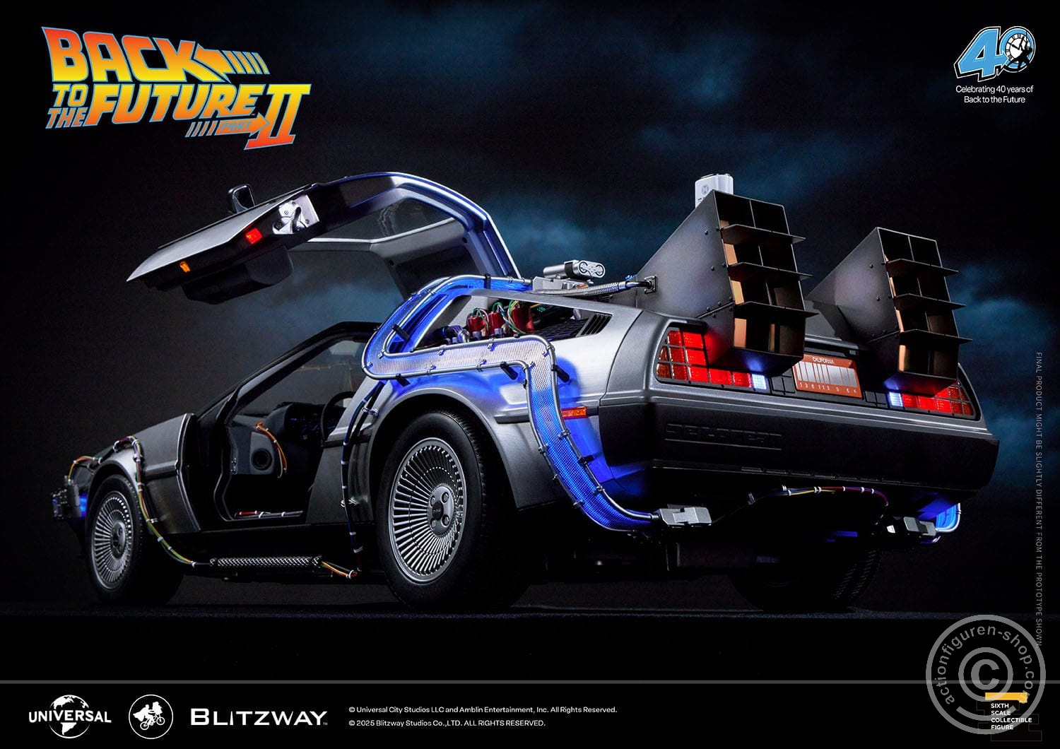 DeLorean Time Machine - Ultimate Masterpiece Series - in 1/6 scale DeLorean Time Machine - Ultimate Masterpiece Series - in 1/6 scale