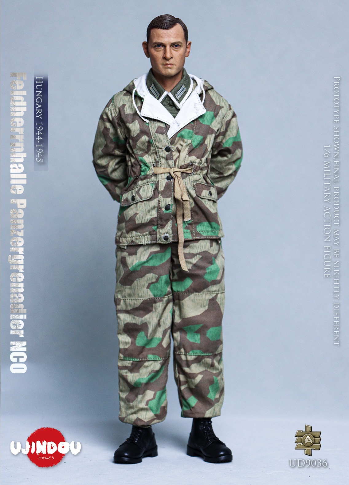German WWII - Feldherrnhalle Panzergrenadier NCO - Hungary 1944-1945 - in 1/6 scale