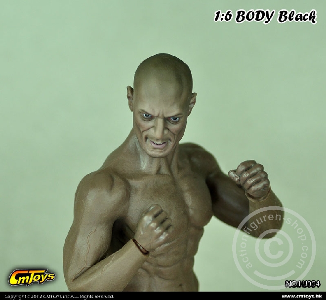 Muskel Body w/ Head - Black
