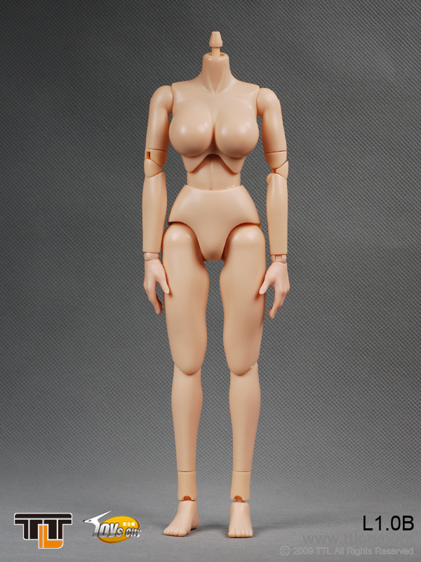 Female Body 2.0 large Breast, white