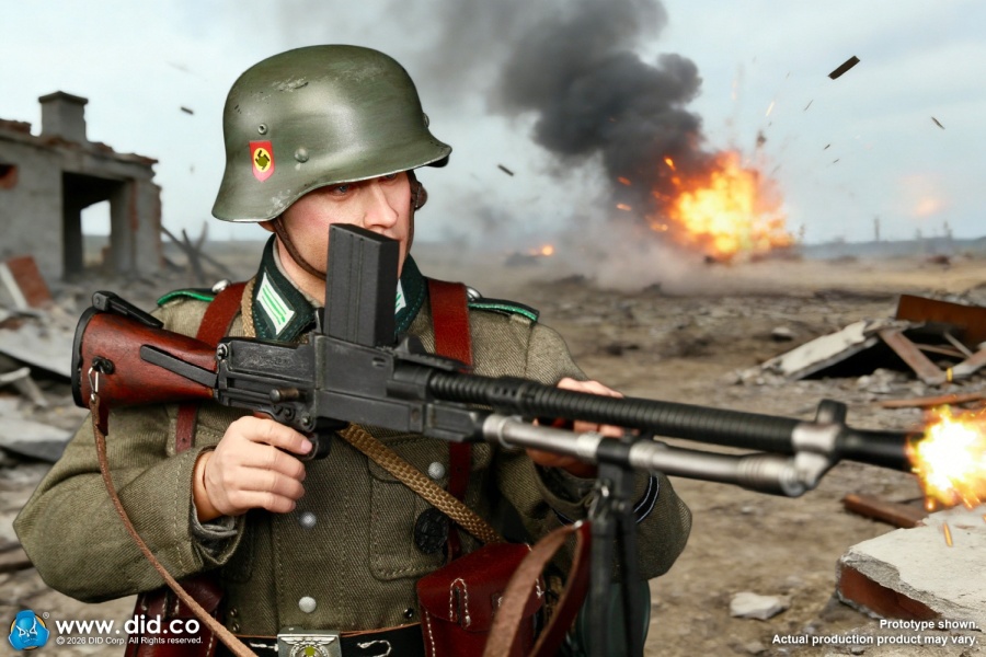 Friedrich - WWII German SS Polizei-Division ZB30 Gunner - in 1/6 scale