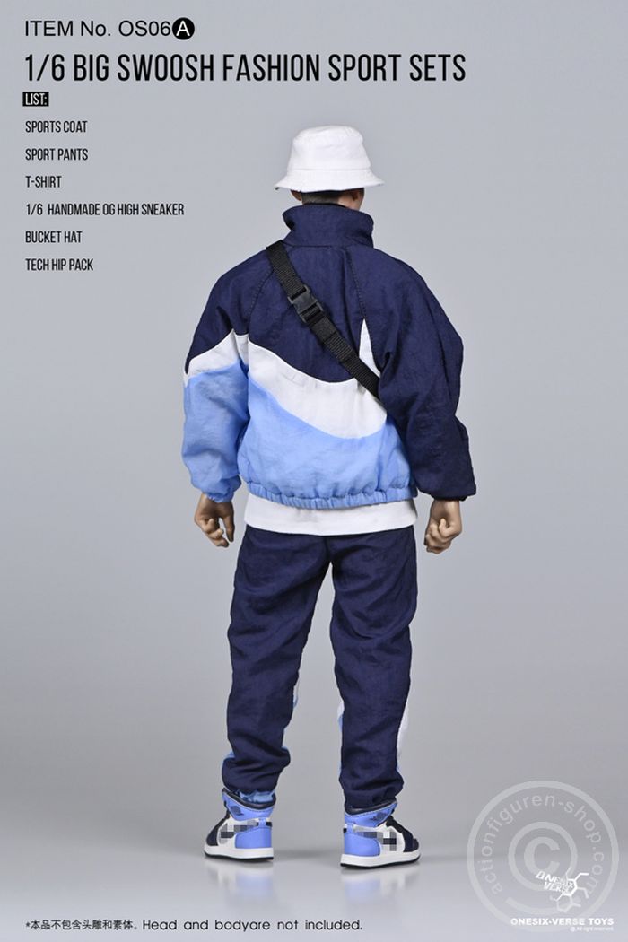 OSVTOS06A-02 Big Swoosh Fashion Sport Set - blue