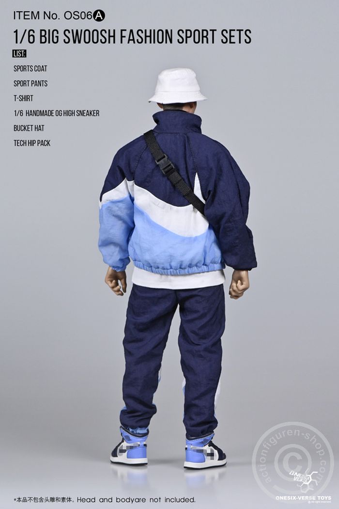 Big Swoosh Fashion Sport Set - blue