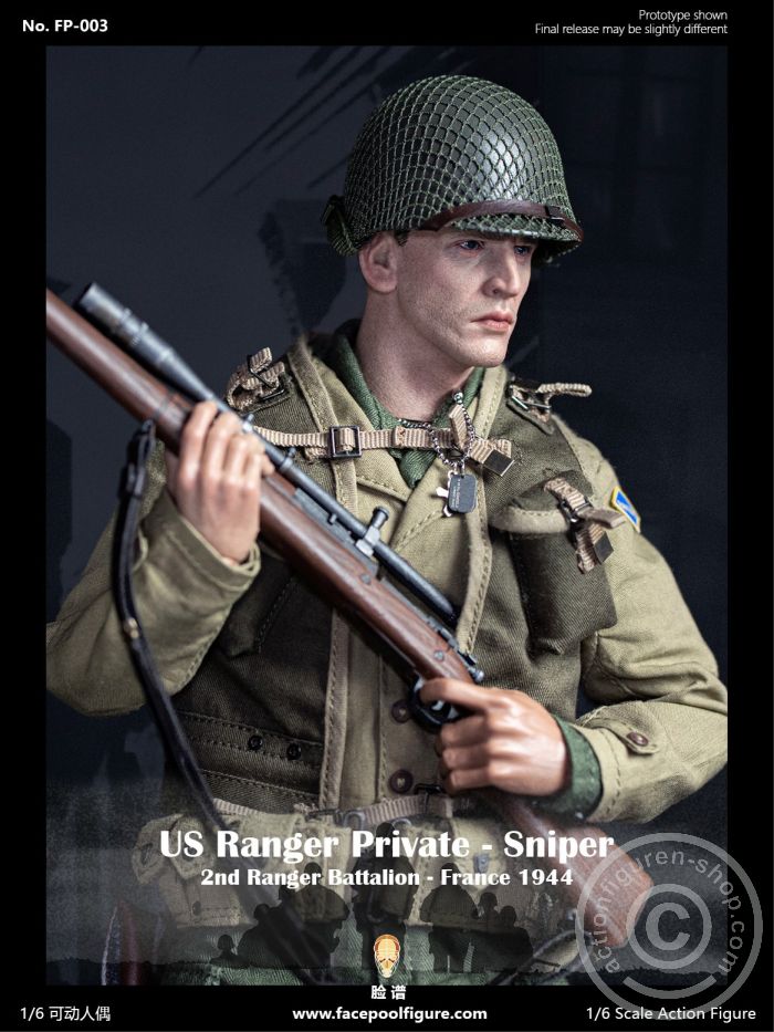 FP003B-07 Sniper Private Jackson US Army Ranger - Special Edition w/ Diorama