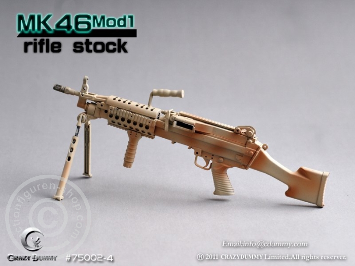 MK46MOD1-rifle stock - camouflage