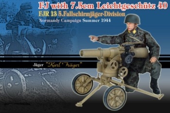Karl Träger mit 7.5cm LG40 - Exclusive