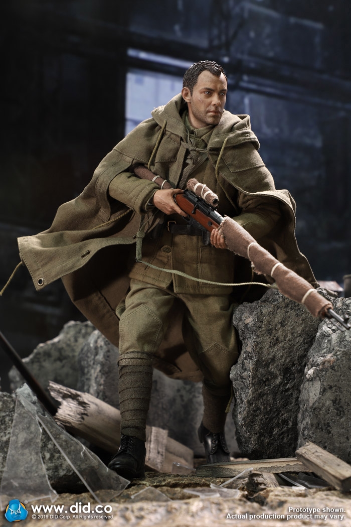 Vasily Zaitsev - WW II Red Army Sniper - with weathering