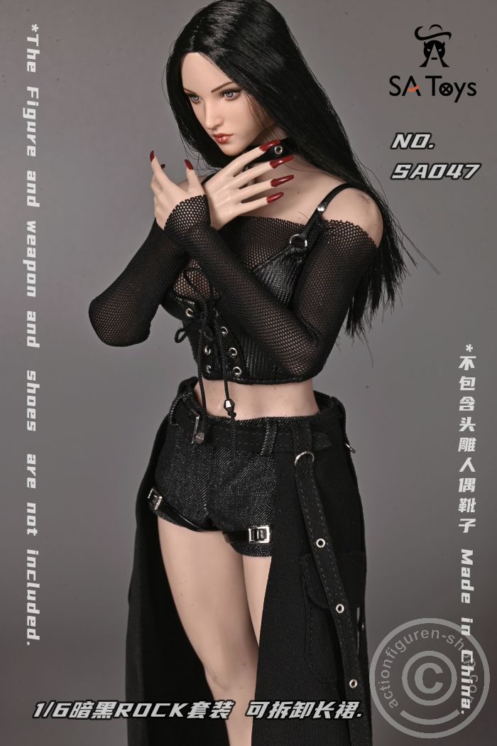 SATSA047-09 Dark Rock Sexy Female Set