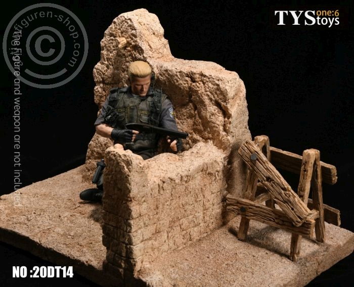TYT20DT14-07 The Ruins of the Wall - Diorama