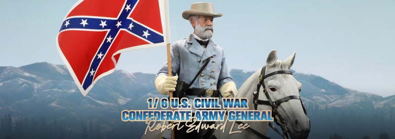 Robert Edward Lee - U.S. Civil War Confederate Army General - in 1/6 scale