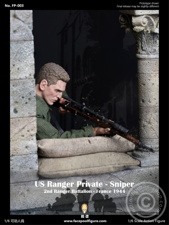 FP003B-20 Sniper Private Jackson US Army Ranger - Special Edition w/ Diorama