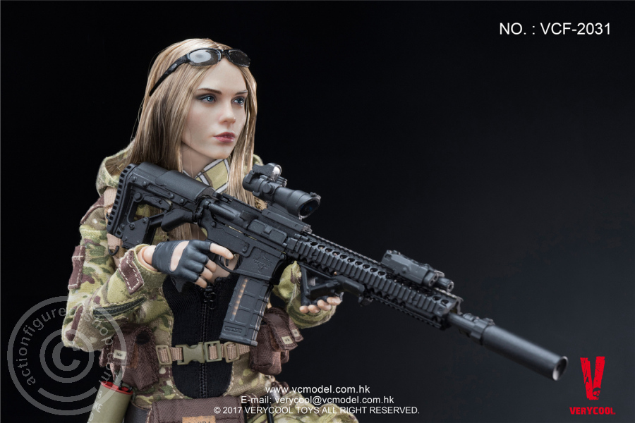VCF2031-16fZmULSU3p4lig Villa - MC Camouflage Women Soldier