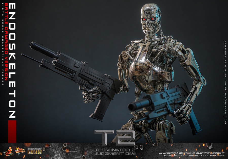 Hot Toys – MMS840D77 - Terminator 2: Judgment Day - 1/6th scale Endoskeleton (Battle Damaged Version) Collectible Figure Hot Toys – MMS840D77 - Terminator 2: Judgment Day - 1/6th scale Endoskeleton (Battle Damaged Version) Collectible Figure