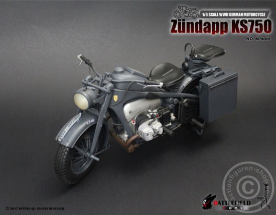 Zündapp KS750 Motorrad - grau